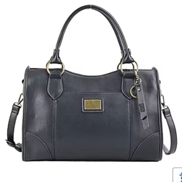 Frye and Co. black Core Satchel NWOT Shoulder Bag - Picture 4 of 11